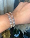 Tri color Cuban Bracelet 