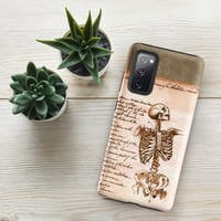 Image 13 of Antique Book Page Anatomical Skeleton Sketch Tough case for Samsung®