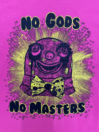 Image 5 of Mr Blobby No Gods No Masters Gildan short sleeve