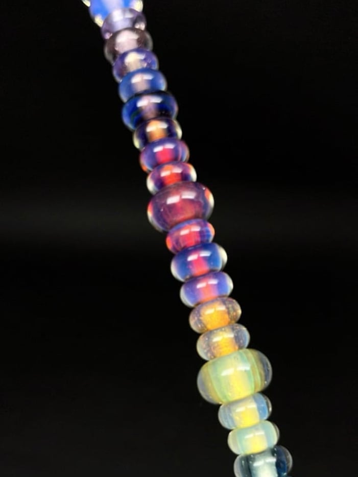 Set of 35 Rainbow Boro Beads Image 5