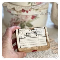 Image 10 of vintage french box full of buttons
