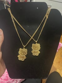 Image 2 of full body hello kitty necklace