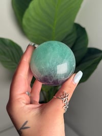 Image 2 of RAINBOW FLUORITE SPHERE -CHINA- G