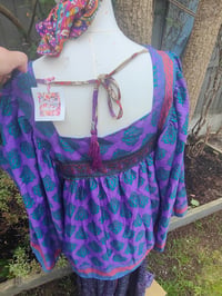 Image 8 of Gypset smock shocking purple