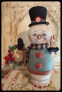 Image 1 of Stanley the Snowman creation Christmas Winter character