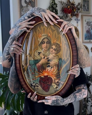 Image of BLASPHEMY PRINT A3 CELIA DUNNE X YASVO