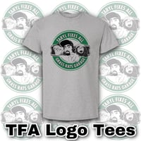 Image 1 of NEW Grey Adult TFA Logo Tees (Med-5XL)