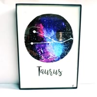 Taurus Zodiac Print