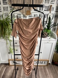 Image 1 of tan bodycon dress