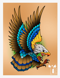“Two Tails” print