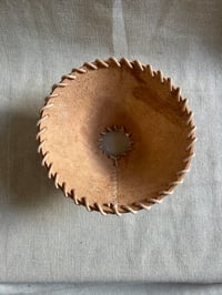 Image 3 of Whipped stitch leather mini pendant