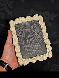 Image 2 of Ornate skull framed - preserved web
