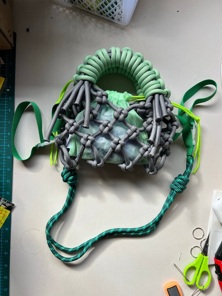 Image of Sunshine Bag MINI- Grey/mint 