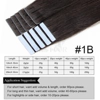 Image 2 of Tape in hair 20pcs straight 