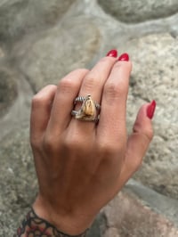 Image 1 of Striped Band walrus ivory