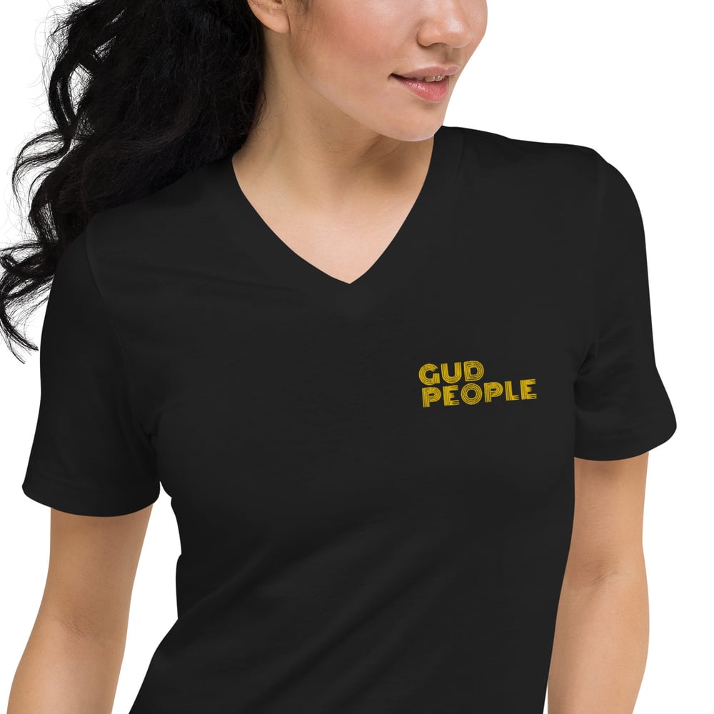 Image of GUD PEOPLE - V-Neck T-Shirt