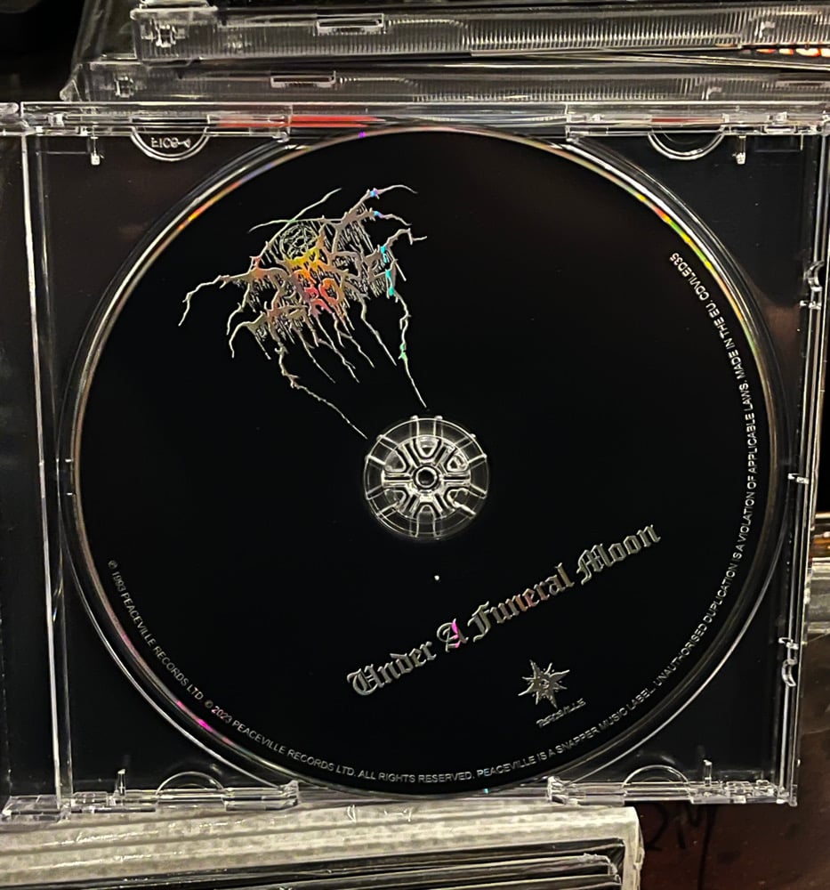 Image of CD Darkthrone «Under a Funeral Moon» SIGNED