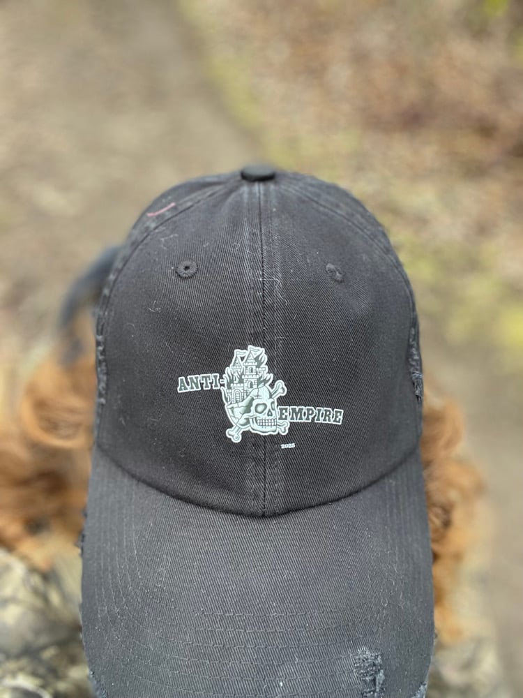 Image of anti empire distressed hat