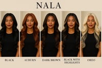 Image 2 of NALA | 26” Pre-Plucked Body Wave Lace Front Wig Sweetheart Hairline -Effortless Glam
