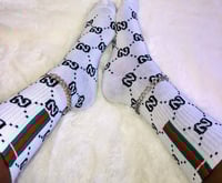 Image 4 of Striped Logo Socks 