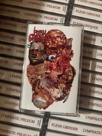 Image 2 of Flesh Grinder / Lymphatic Phlegm - Split (1999 Reissue) cassette