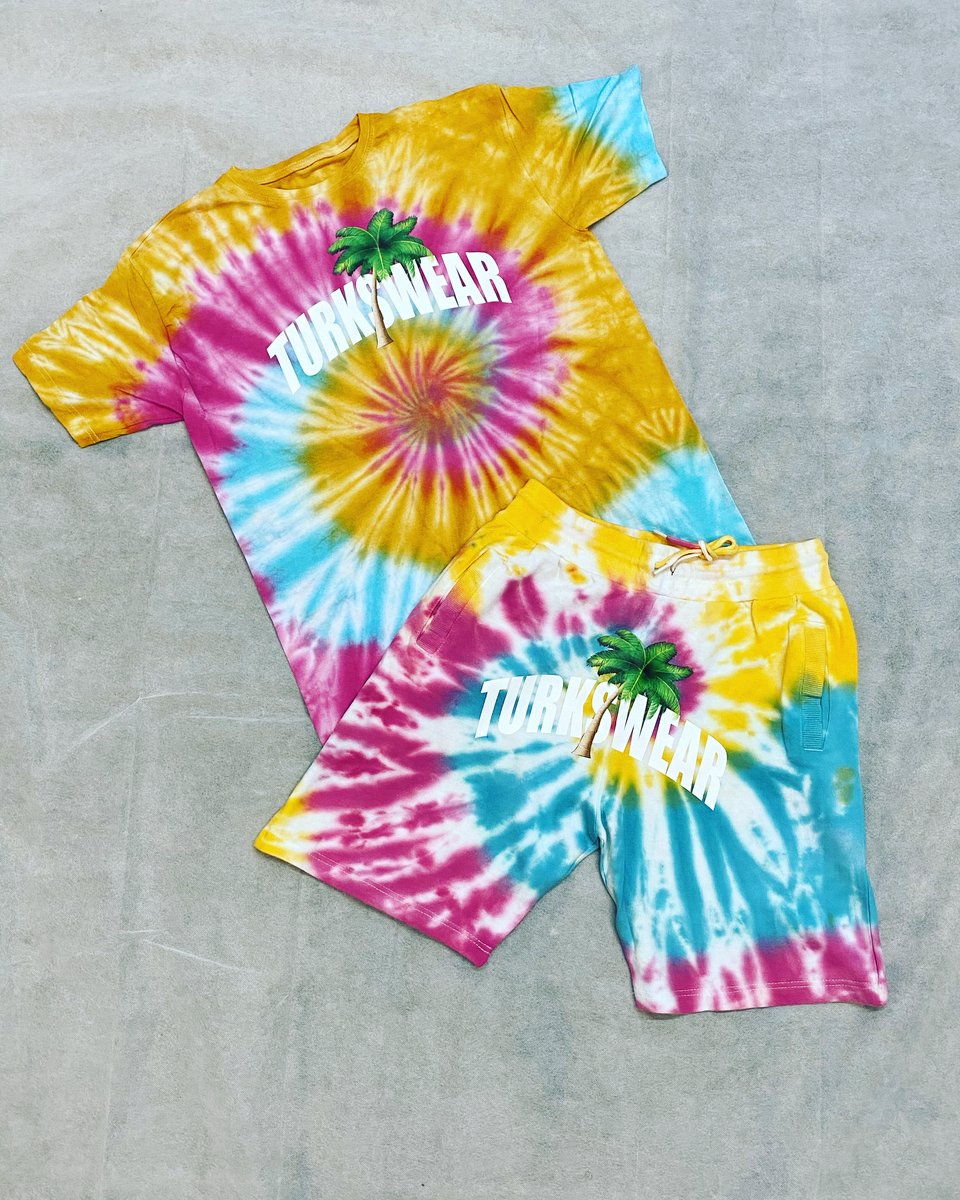 Tie dye summer set Turkswear