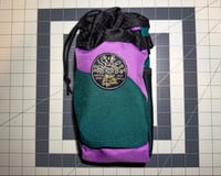 Image 1 of Large Stem Bag- Orchid/Teal