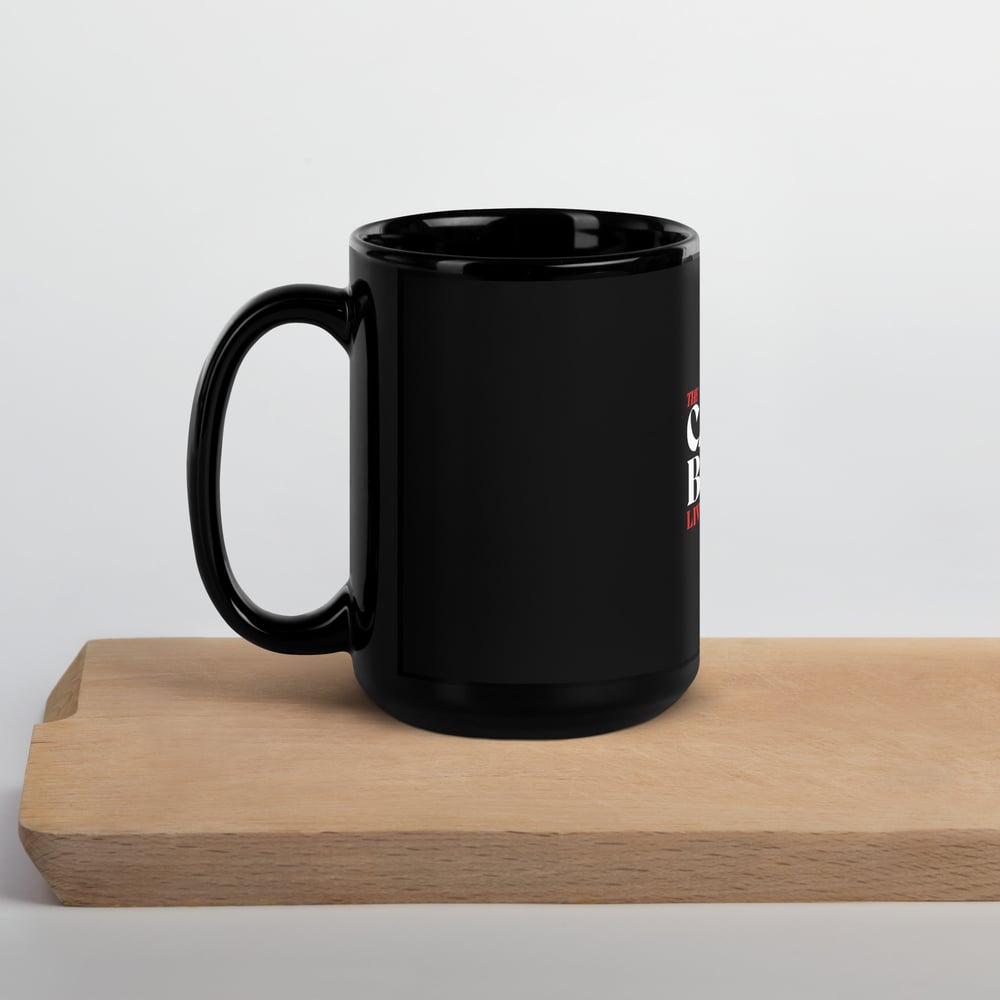 The Cameo Bobo Show Black Mug