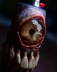Image 3 of Handmade Horror Bic Lighter Sleeve OOAK