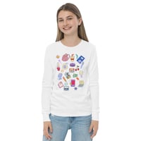 Image 2 of Girl's Essential Graphic long sleeve T-shirt