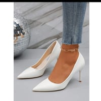 Image 5 of White Pumps
