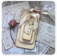 Image 3 of handmade luggage tags set of 10