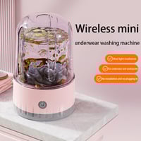 Image 2 of Mini Laundry Cup 1L Wireless Portable Underwear&Socks Automatic Washing Machine Rechargeable