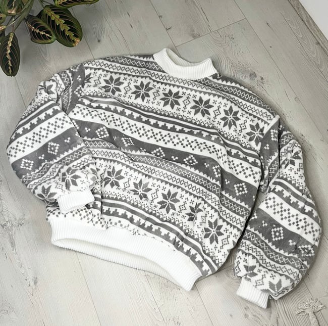 multiple colours* Nordic fleece Christmas jumper