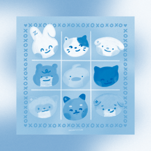Blue Paradise XOXO - ZEROBASEONE 5x5 Print