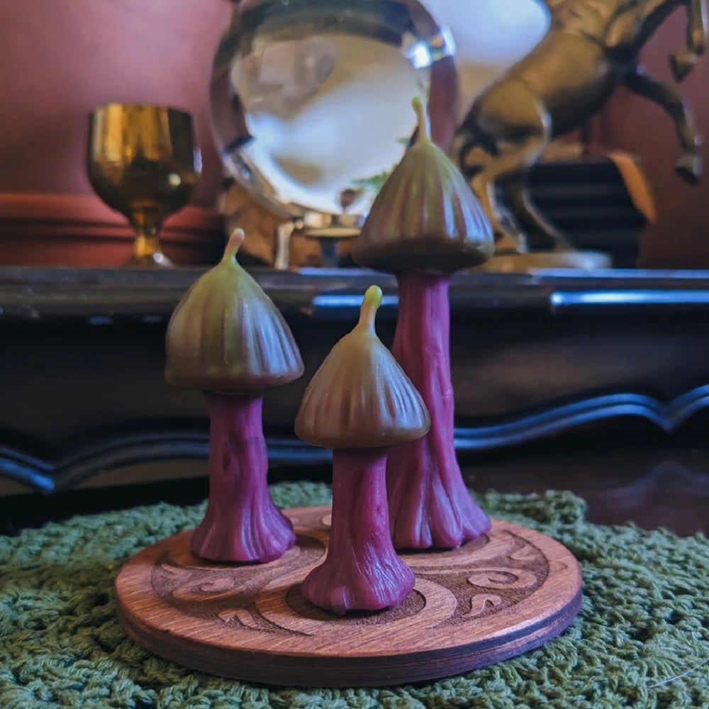 Image of Mini Mushroom Candle Set