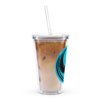 Image 2 of Clear plastic tumbler - Blue Rebel Loon