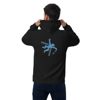 Dancing Skater on Rocker Bottom Crutches Access Symbol Sweatshirt