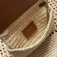 Image 4 of YSL ICARE Raffia Tote