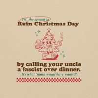 Image 2 of Uncle Fascist - Brown  | Political Christmas Jumper