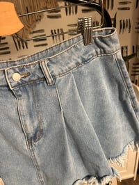 Image 2 of denim skorts 