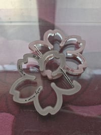 Image 1 of Acrylic sakura carabiner