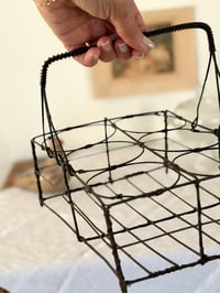 Image 5 of Panier à verres ancien