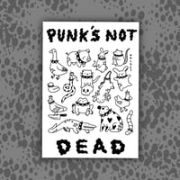 PUNKS NOT DEAD PRINT 