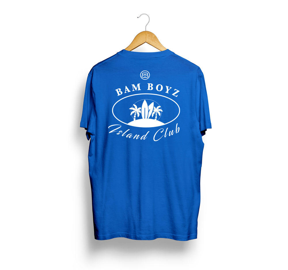 Image of  Island Club blue & white T