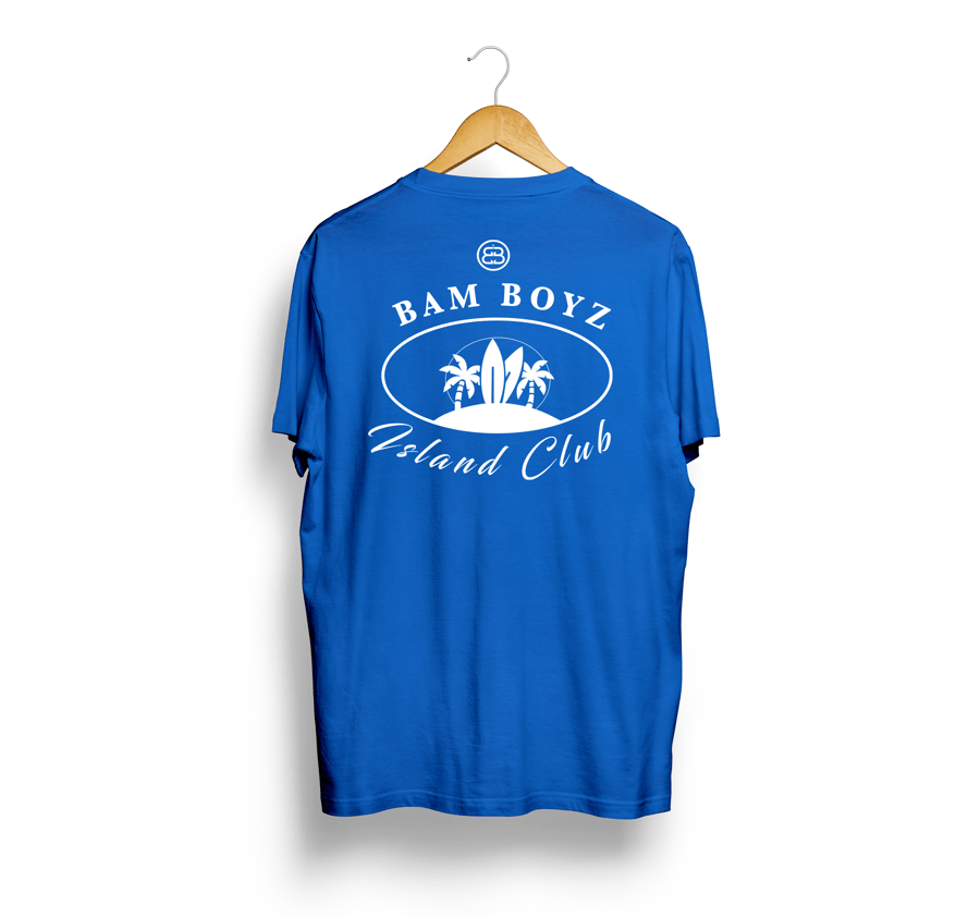 Image of  Island Club blue & white T