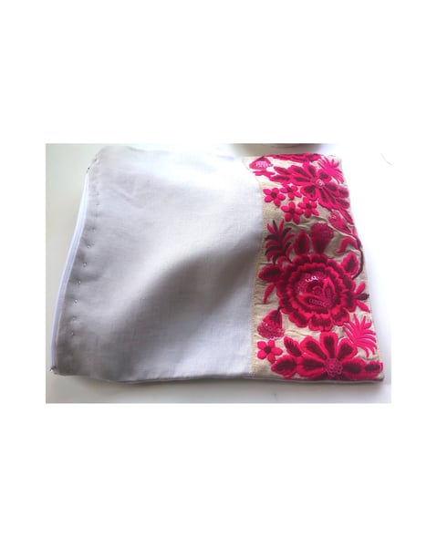 Image of rosa & rosa floral and linen bag