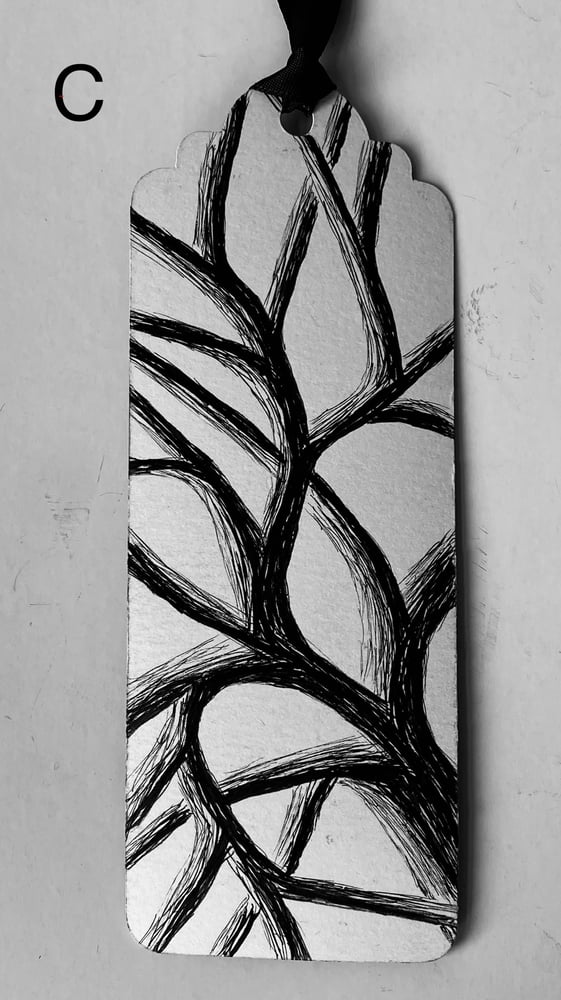 Image of One Hand Drawn, Double Sided, Personalized Bookmark