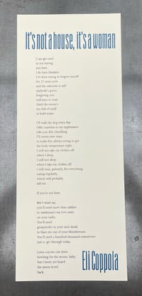 Eli Coppola poem