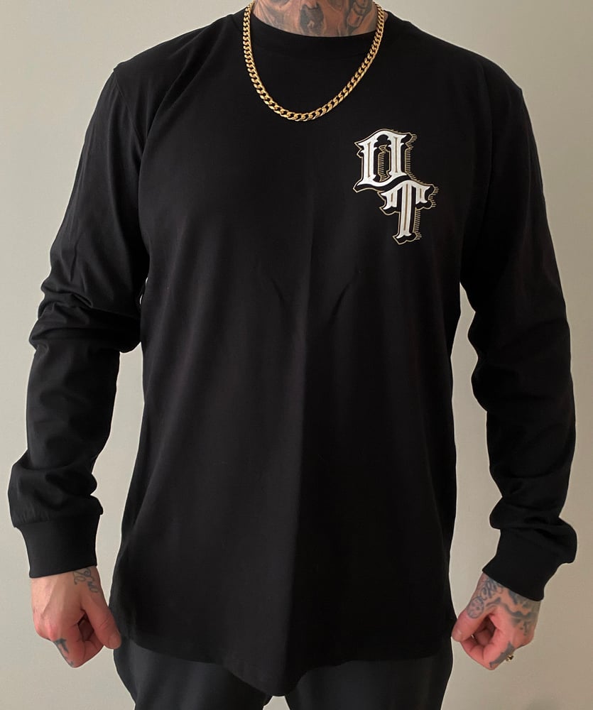 Image of Black Long Sleeve Tee